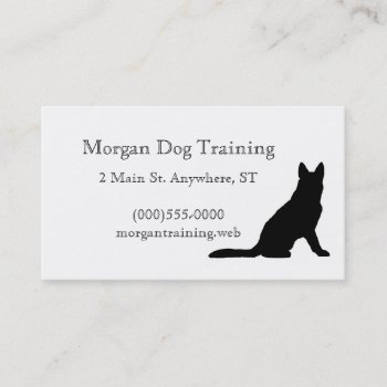 "german Shepherd" Business Cards by iHave2Say at Zazzle