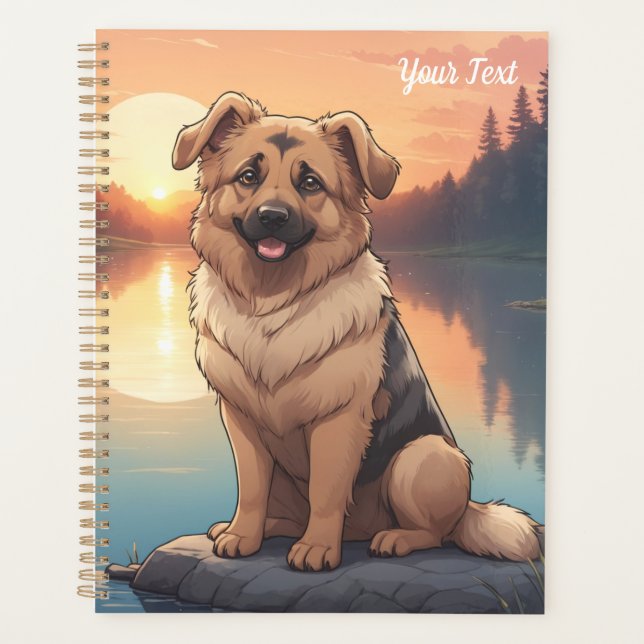 German Shepherd by Lake Planner (Front)