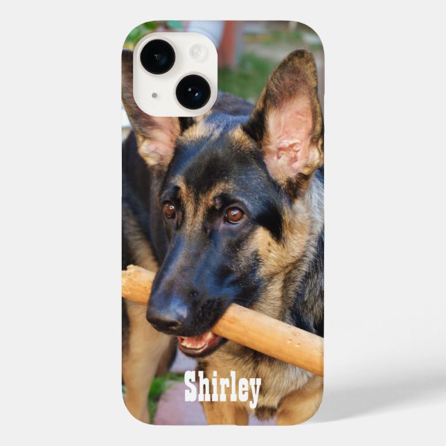 German Shepherd by Shirley Taylor Case-Mate iPhone Case (Back)