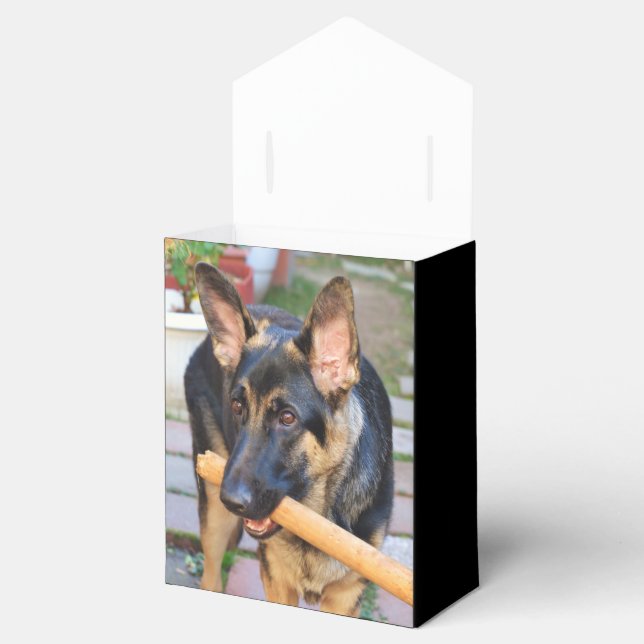 German Shepherd by Shirley Taylor Favor Boxes (Opened)