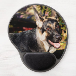 German Shepherd by Shirley Taylor Gel Mouse Pad