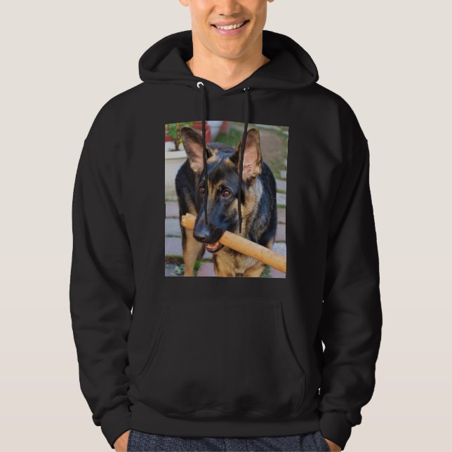 German Shepherd by Shirley Taylor Hoodie (Front)