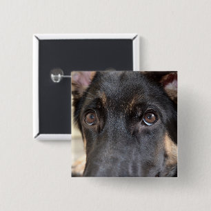 German Shepherd by Shirley Taylor Pinback Button