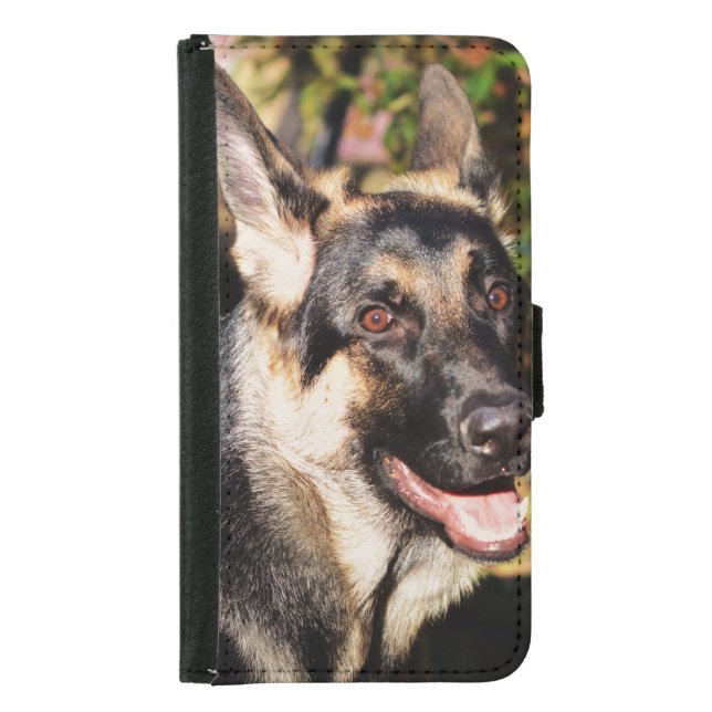 German Shepherd by Shirley Taylor Samsung Galaxy Wallet Case (Front)