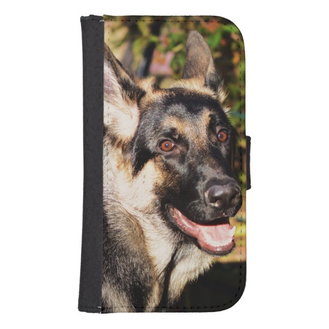 German Shepherd by Shirley Taylor Samsung Galaxy Wallet Case (Front)