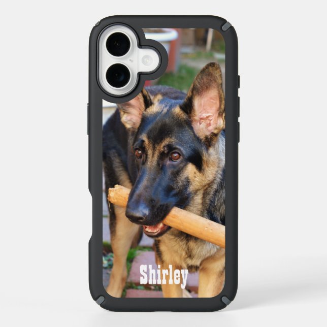German Shepherd by Shirley Taylor Speck iPhone Case (Front)
