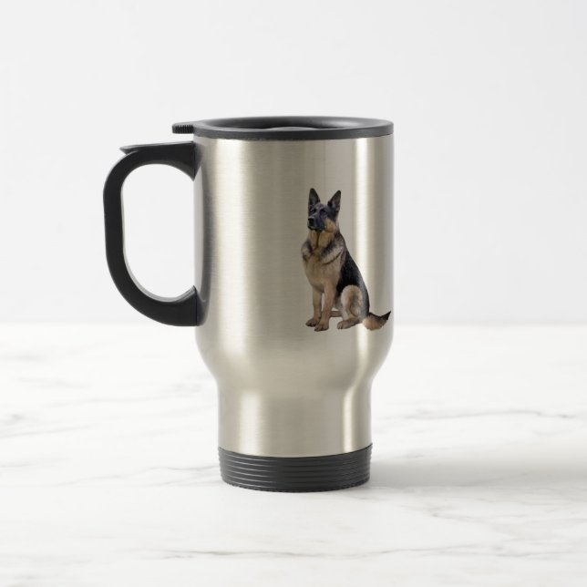 German Shepherd (C) Travel Mug (Left)