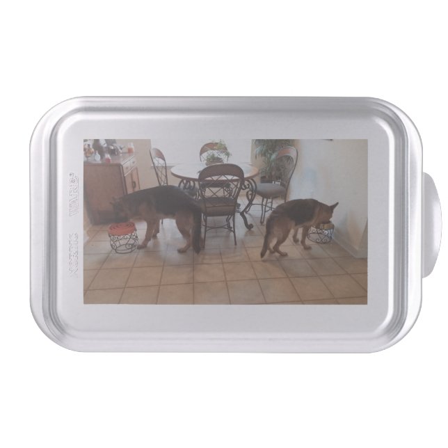 German Shepherd Cake Tin Cake Pan (Front)