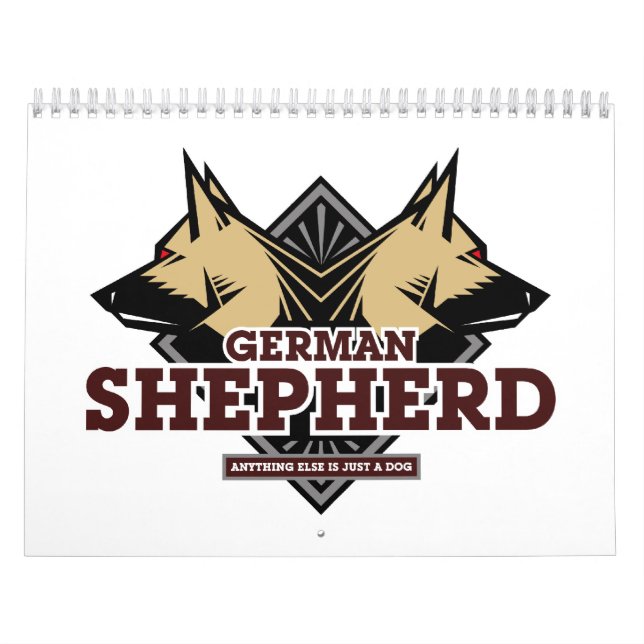 German Shepherd Calendar (Cover)