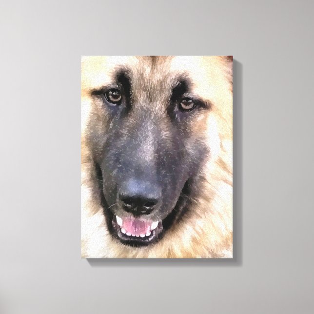 GERMAN SHEPHERD CANVAS PRINT (Front)