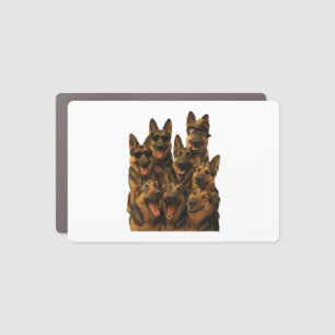 German Shepherd Car Magnet