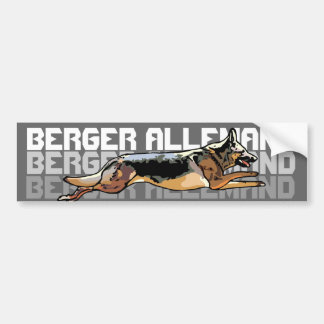 German Shepherd car sticker