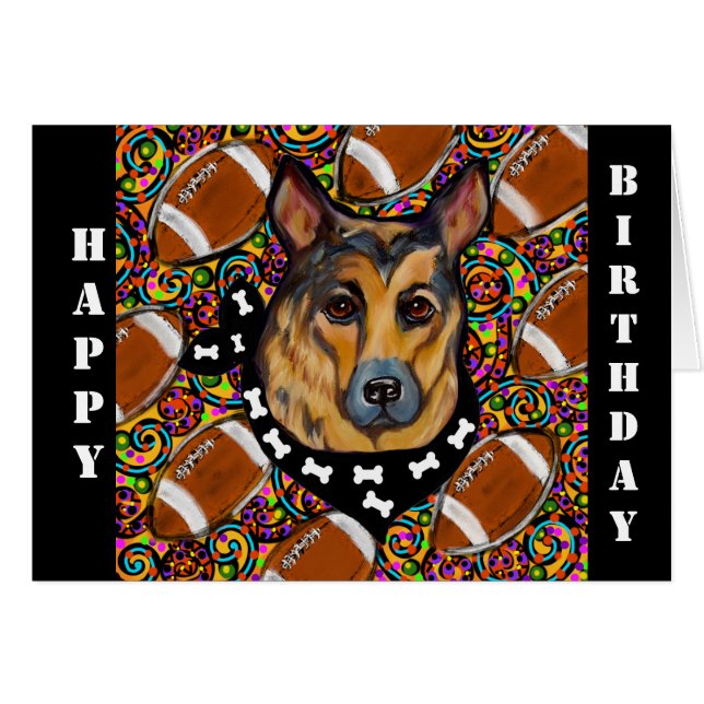 GERMAN SHEPHERD  CARDS (Front Horizontal)