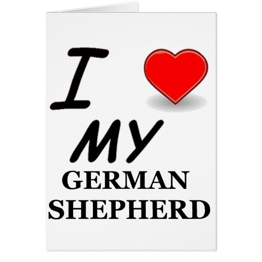 german shepherd cards (Front)