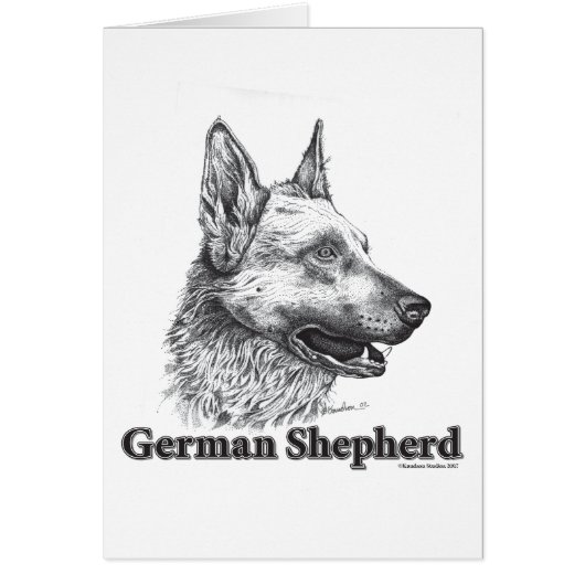 German Shepherd Cards (Front)