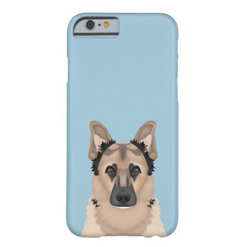 German Shepherd Cartoon Barely There iPhone 6 Case