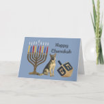 German Shepherd Chanukah Card Menorah Dreidel1<br><div class="desc">Remembering family and friends during the Chanukah season is a wonderful way to keep in touch with the people you love and care about. I created these dog Chanukah cards with love and care and I am sure anyone who loves dogs will be delighted to receive them. You do have...</div>