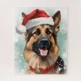 German Shepherd In Snow Jigsaw Puzzle, Zazzle