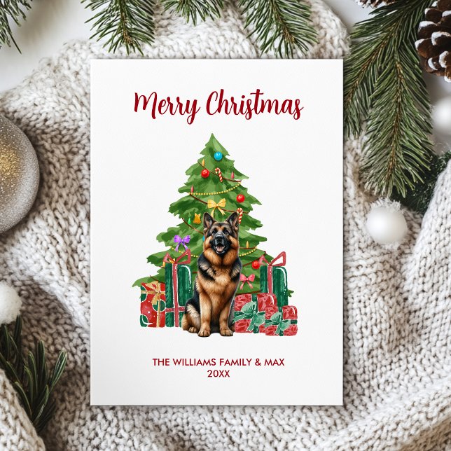 German Shepherd Christmas Card (Creator Uploaded)