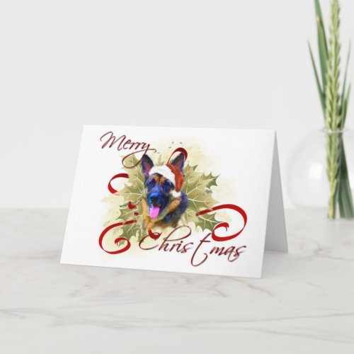 German Shepherd Christmas Cards