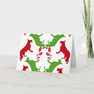 German Shepherd Christmas Holiday Card