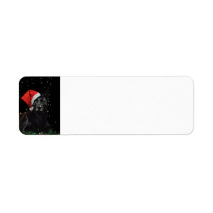 German Shepherd Christmas Label