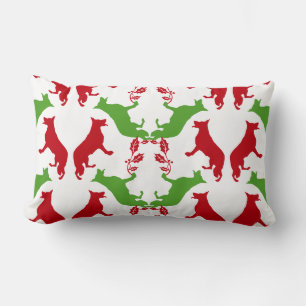 German Shepherd Christmas Lumbar Pillow