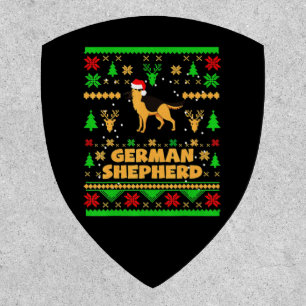 German Shepherd Christmas Patch