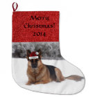 German Shepherd Christmas Stocking