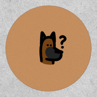 german shepherd circle patch