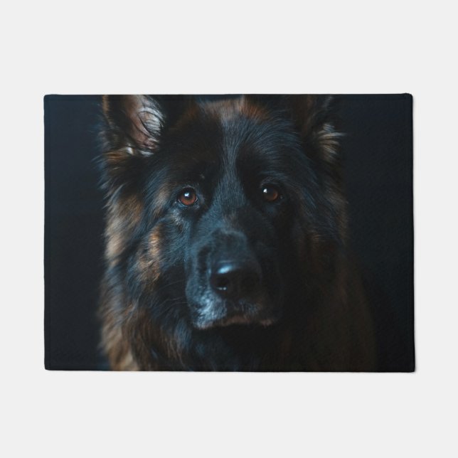 German Shepherd Close-up Doormat (Front)