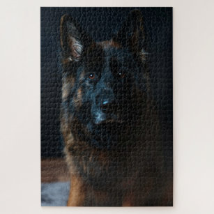 German Shepherd Dog - puppy, young, adult Jigsaw Puzzle Custom