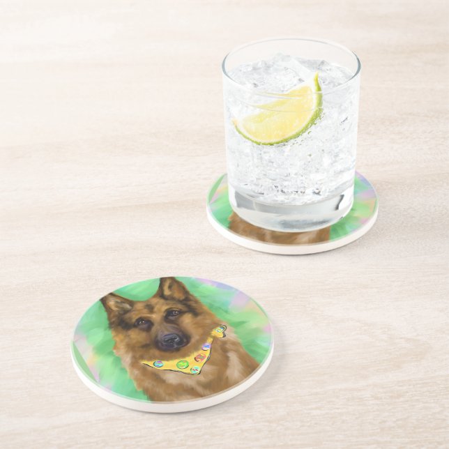 GERMAN SHEPHERD     COASTER (Side)