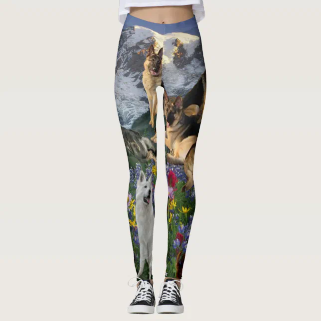 German Shepherd Country Leggings Zazzle German Shepherd Country Leggings Zazzle