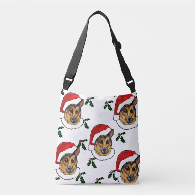 German Shepherd Crossbody Bag (Front)