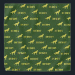 German Shepherd Custom Name Repeat  Bandana<br><div class="desc">This "German Shepherd" blanket features a dog shape and custom name.</div>