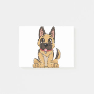 German Shepherd Cute Puppy Post-it Notes