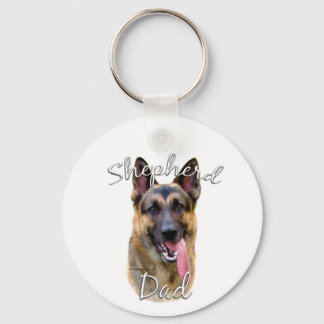 German Shepherd Dad 2 Keychain