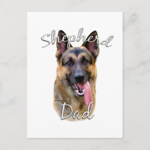 German Shepherd Dad 2 Postcard