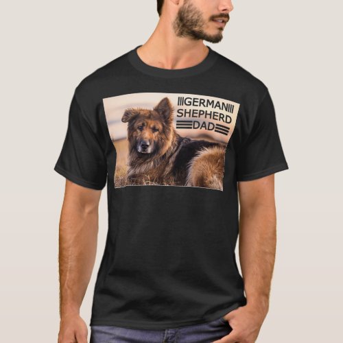 German Shepherd Dad 8 T_Shirt