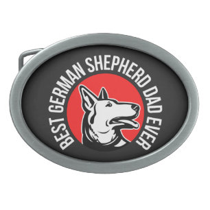 German Shepherd Dad, Dog Dad Belt Buckle