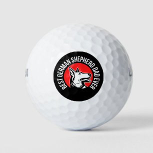 German Shepherd Dad, Dog Dad Golf Balls