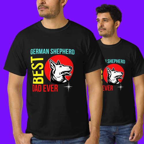 German Shepherd Dad Dog Dad T_Shirt