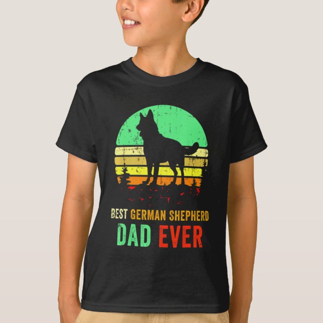 German Shepherd Dad Dog Owner Essential T-Shirt (Front)