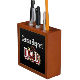 German Shepherd Dad Gifts Pencil/Pen Holder