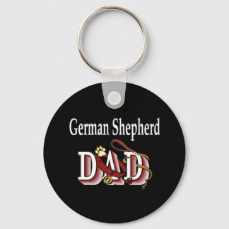 german shepherd dad Keychain