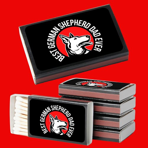 German Shepherd Dad  Matchboxes