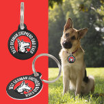 German Shepherd Dad       Pet ID Tag<br><div class="desc">Gift Idea for Men - Best German Shepherd Dad Ever. Awesome gift from kids,  youth,  daughter,  son,  mom for daddy,  dad,  papa,  father,  husband,  boyfriend,  friend,  buddy,  parents,  grandpa,  granddad,  grandfather,  pet dog owner on Fathers Day / Christmas</div>
