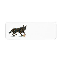 German Shepherd Dax Label German Shepherd Dax Label