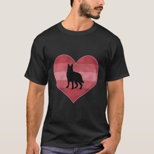 German Shepherd Day Heart Loves T_Shirt